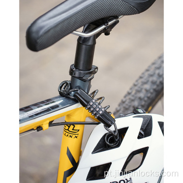 Mini Bicicleta Lock 4x1500mm Combinação para capacete